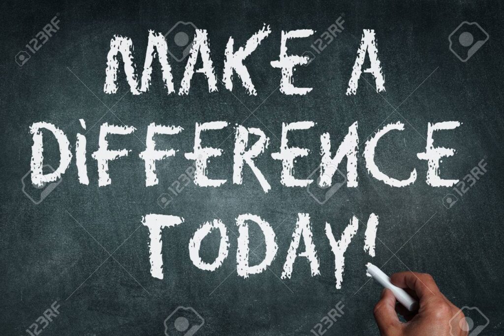 Make A Difference Today. – The Place Of Praise